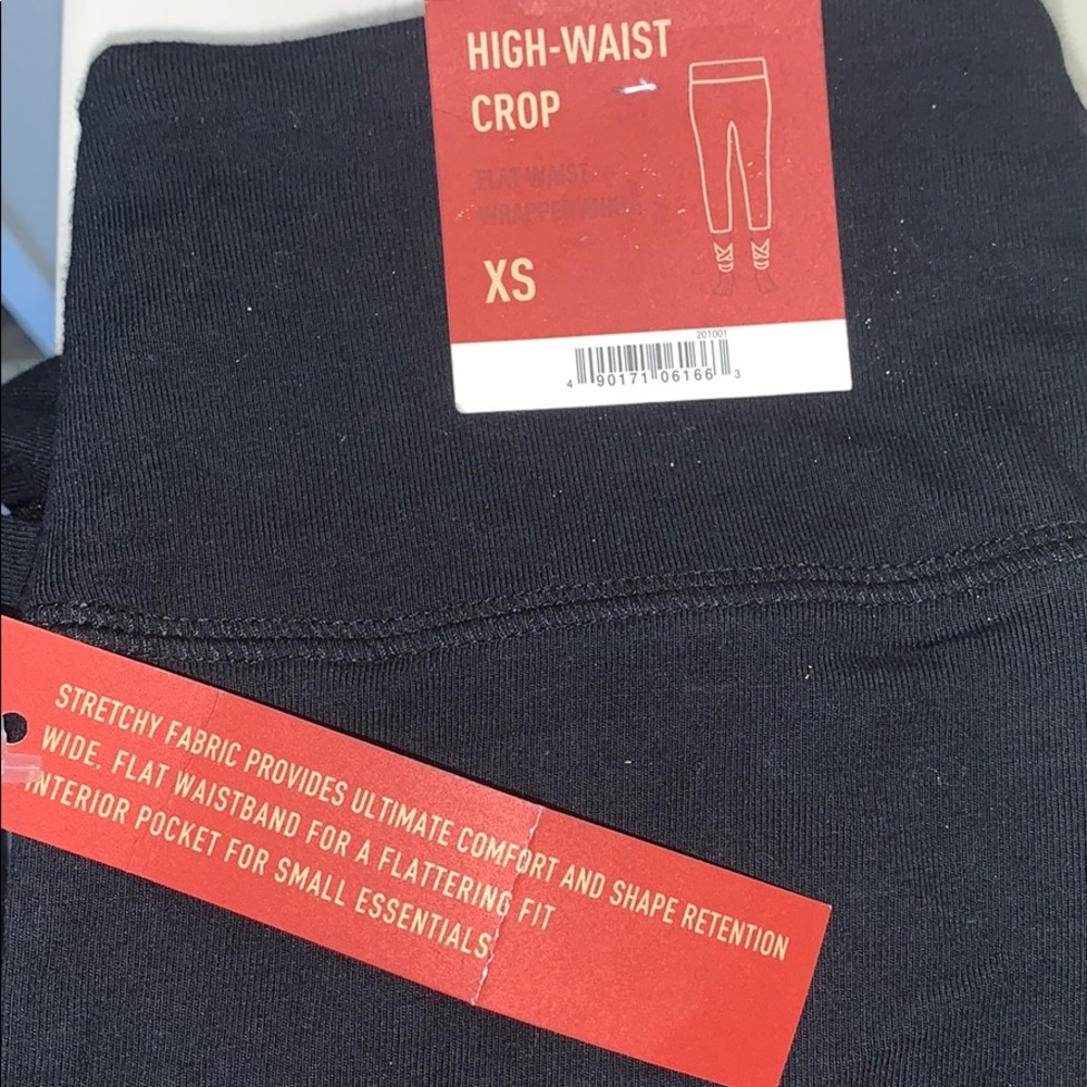Women high rise leggings, NEW, XS, Ebony, stretch